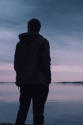 man on beach