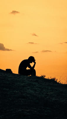 Sad person
